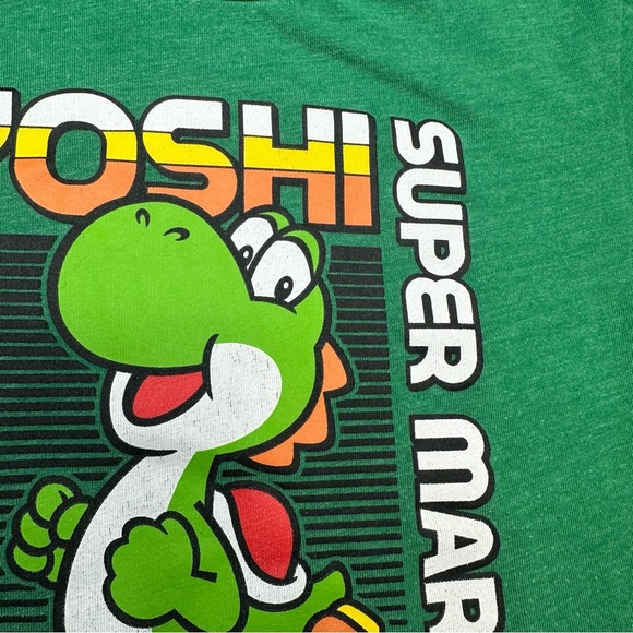 Super Mario Yoshi T-Shirt Green Size 6 - Picture 7 of 16